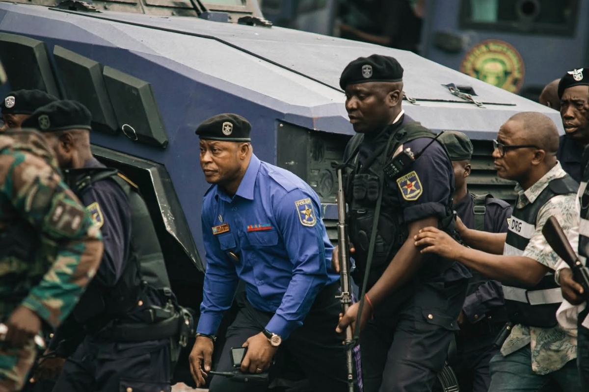 Braquage à Kinshasa image d&#039;illustration