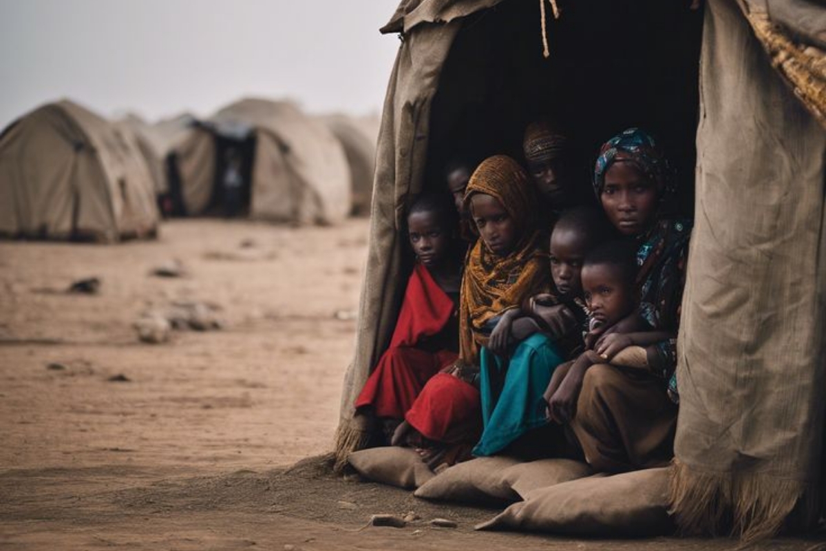 Des réfugiés tchadiens