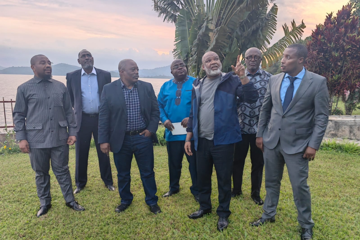 Corneille Nanga et Joseph Kabila