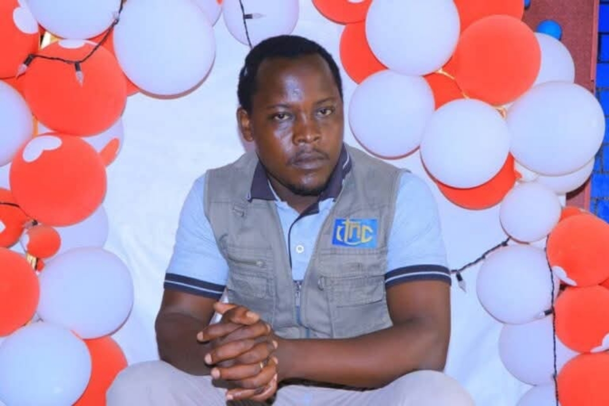 Thierry Banga journaliste à la RTNC 