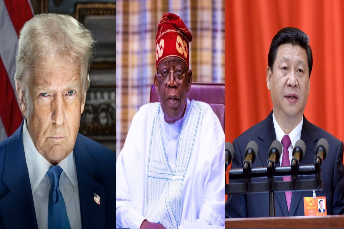 Les président nigerian chinois et américain 