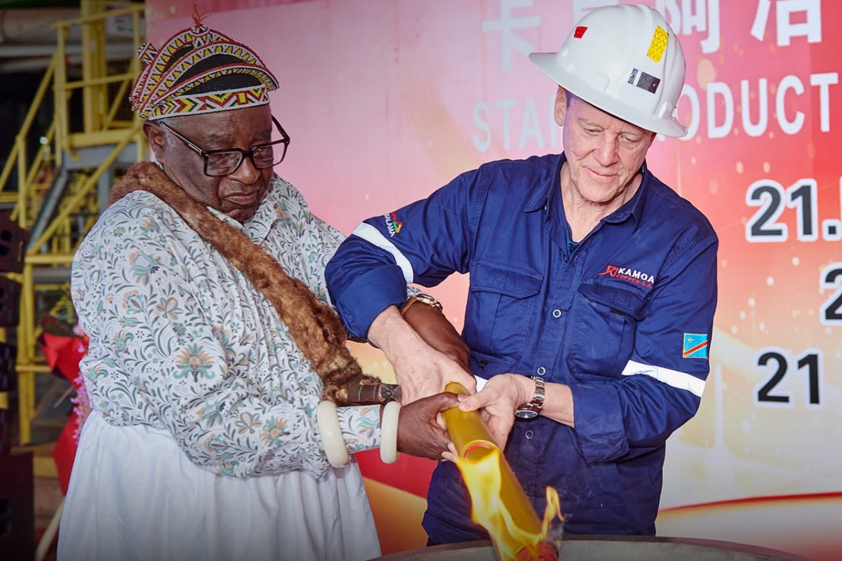 Inauguration de la plus grande fonderie de cuivre à kamoa