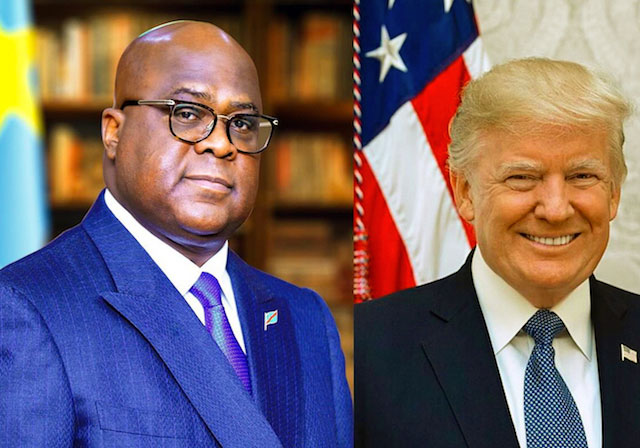 Président congolais et américain 