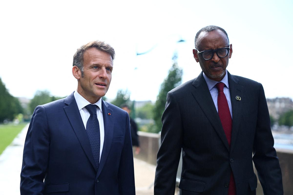 Macron et Kagame