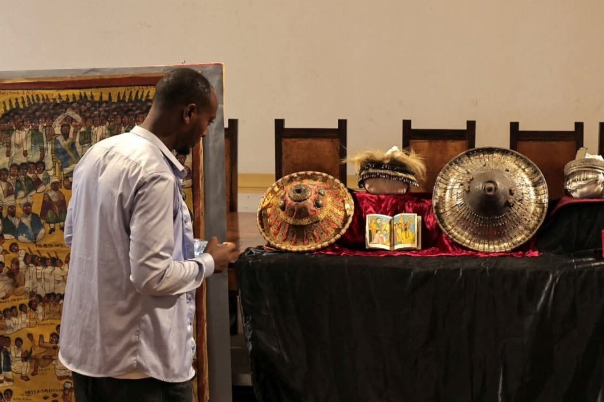 Artefacts royaux et religieux éthiopien