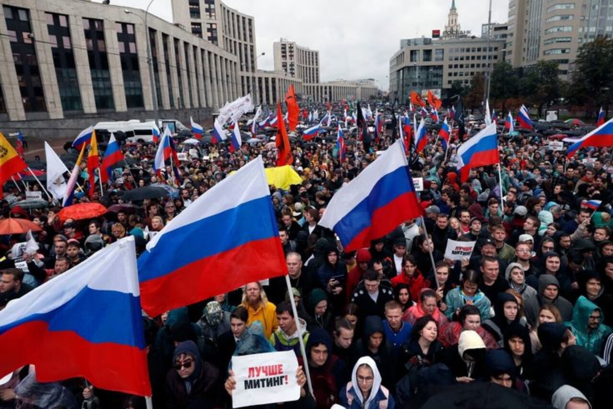 Rassemblement en Russie