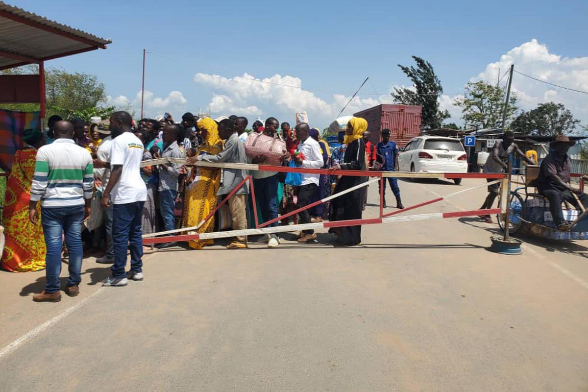 Déplacés de guerre à la frontière Burundaise