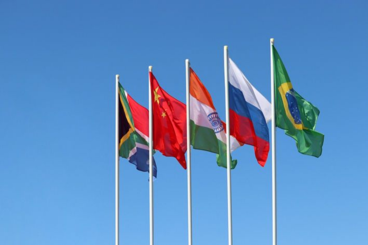 Drapeaux de pays membres des BRICS