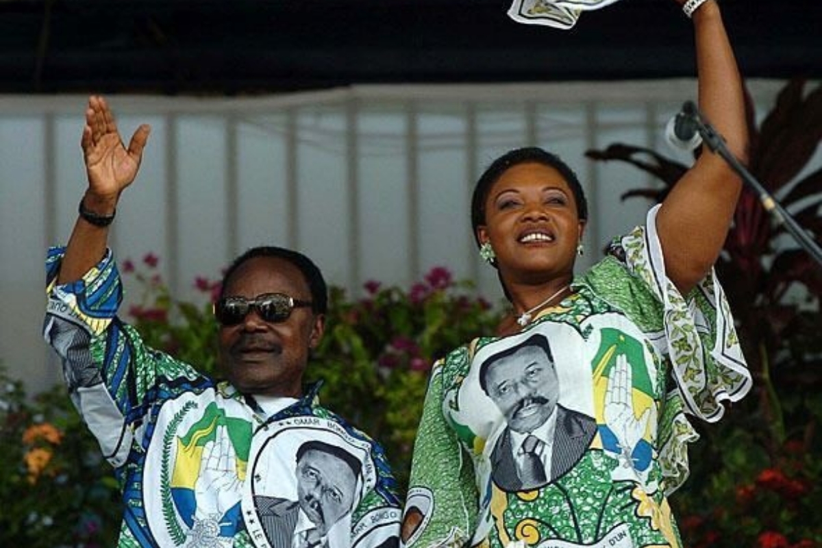 Ali Bongo et sa femme 
