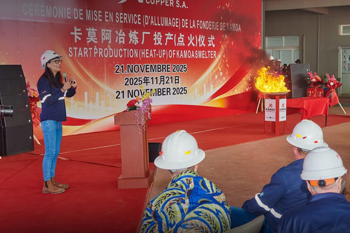 Inauguration de la plus grande fonderie de cuivre en rdc